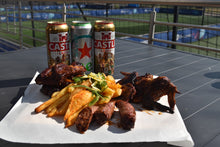 Load image into Gallery viewer, Wings, Ribs, Wors &amp; Chips Platter
